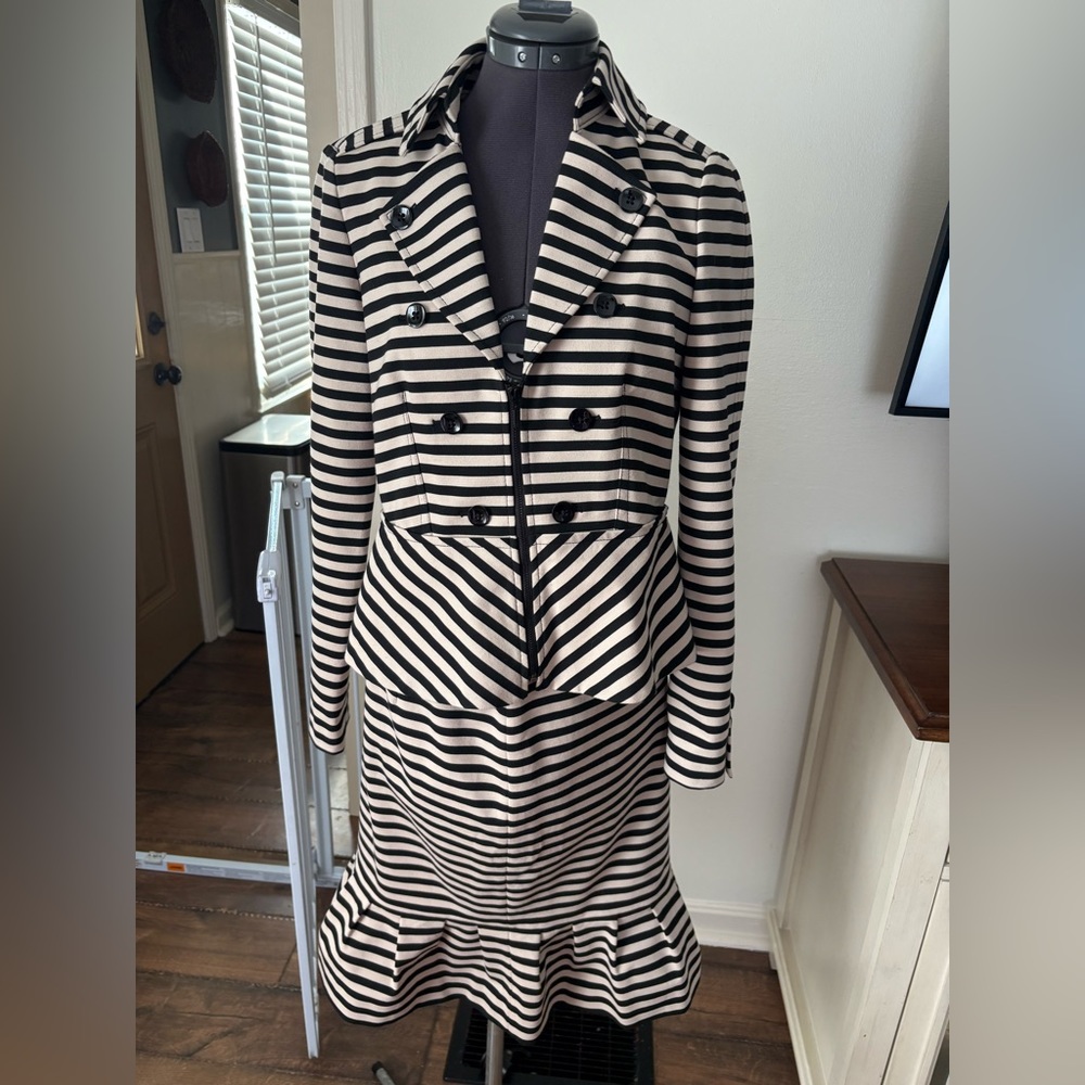 White House Black Market Blazer and Skirt peplum set